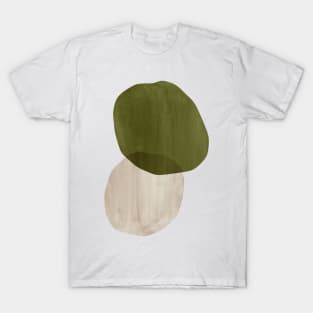 Green abstract stones T-Shirt